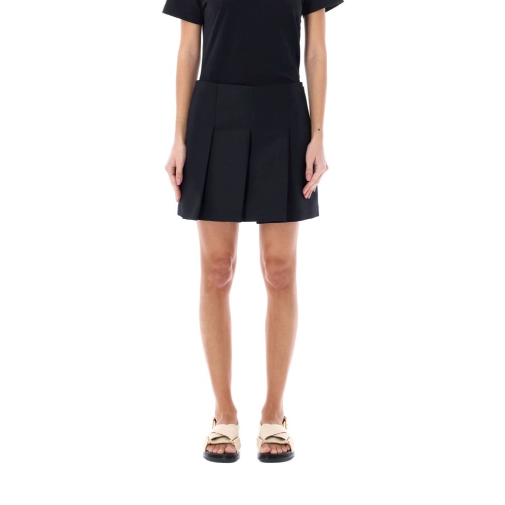 Marni Black Pleated Mini Skirt Women’s Sz 6‎ US / 42 Italy